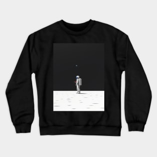 Alone astronaut in Space Crewneck Sweatshirt